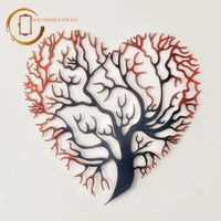 Plachetă decorativă colorată perete Copacul inima - Iubire infinită